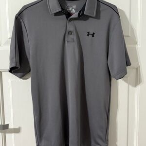Under Armour Men's Gray Polo Shirt Men’s Small